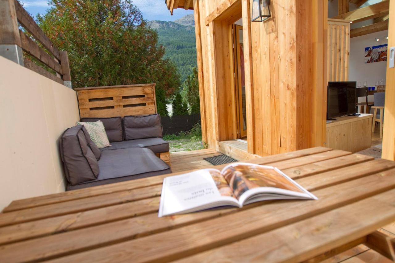 Petit Chalet Montagne Briancon  Bagian luar foto